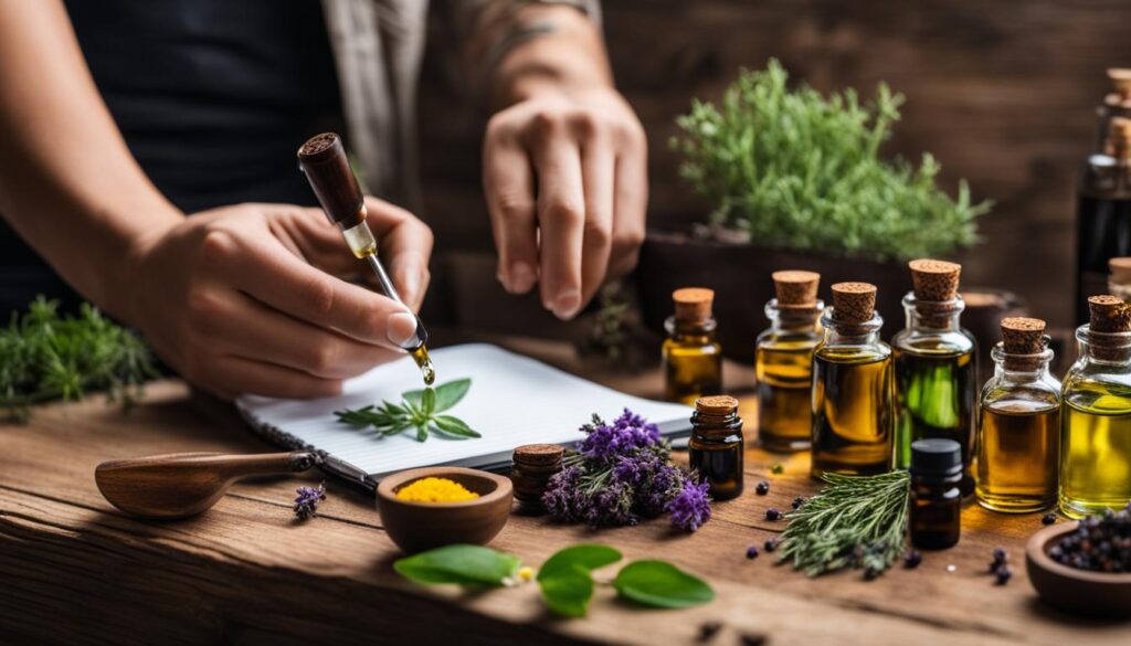 Avaliação de óleos essenciais