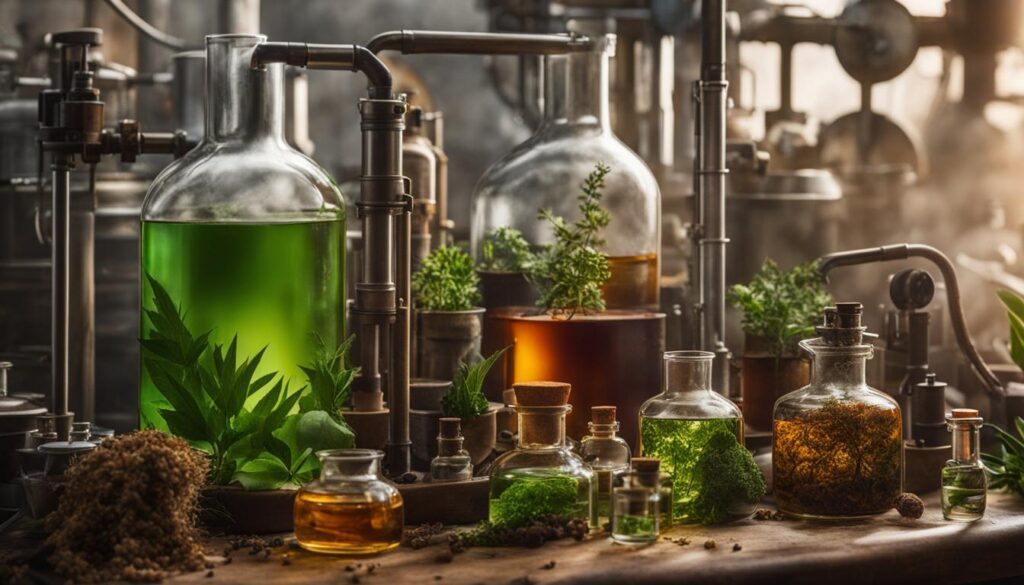 Extração de óleos essenciais