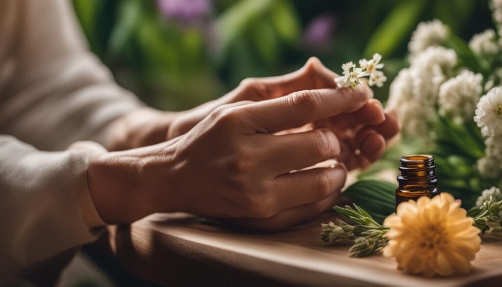 massagem com óleos essenciais para artrite