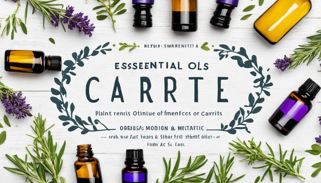 óleos essenciais e óleos vegetais