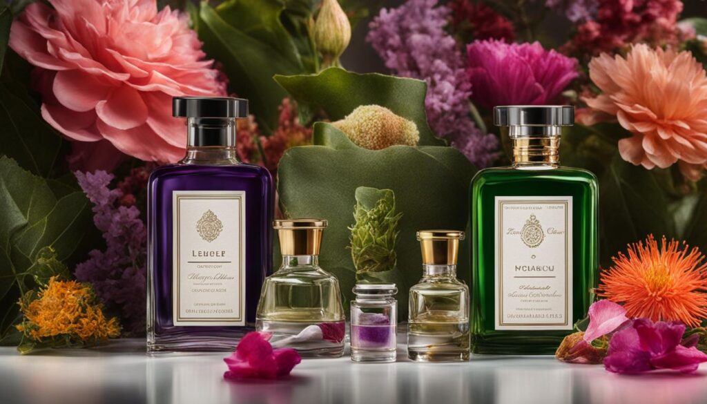 óleos essenciais na indústria de perfumes