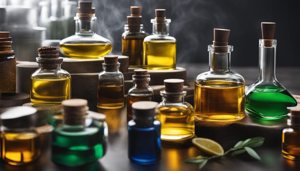 óleos essenciais sintéticos