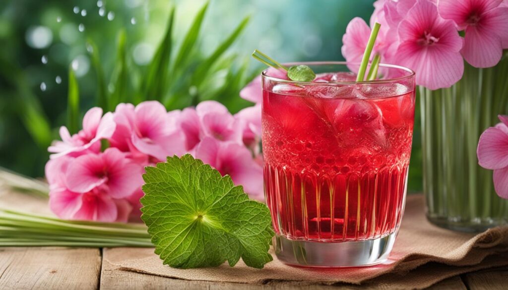 poder refrescante do hidrolato de lemongrass e gerânio