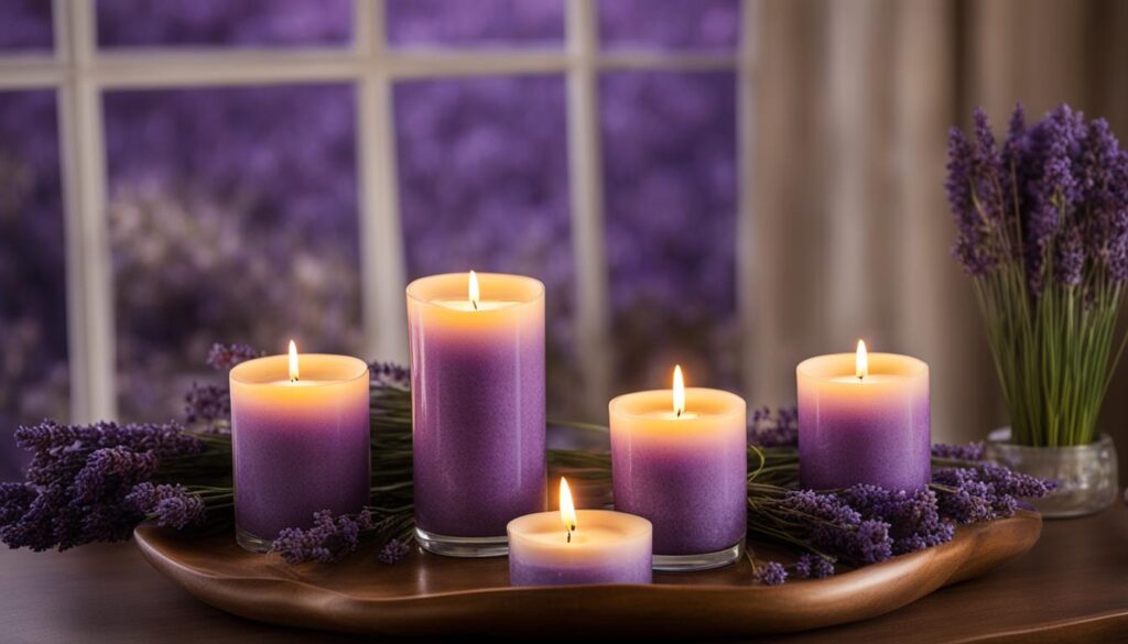 velas de aromaterapia para meditação